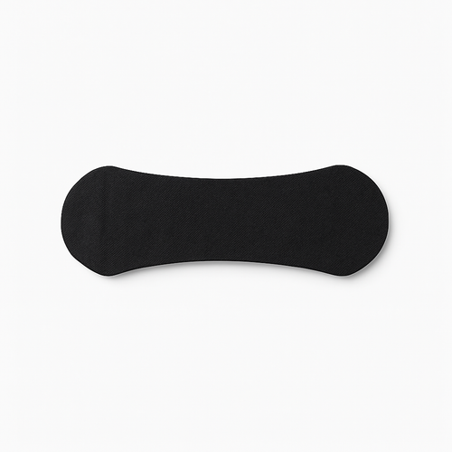 Bandelette nasale noire — forme réelle du produit
