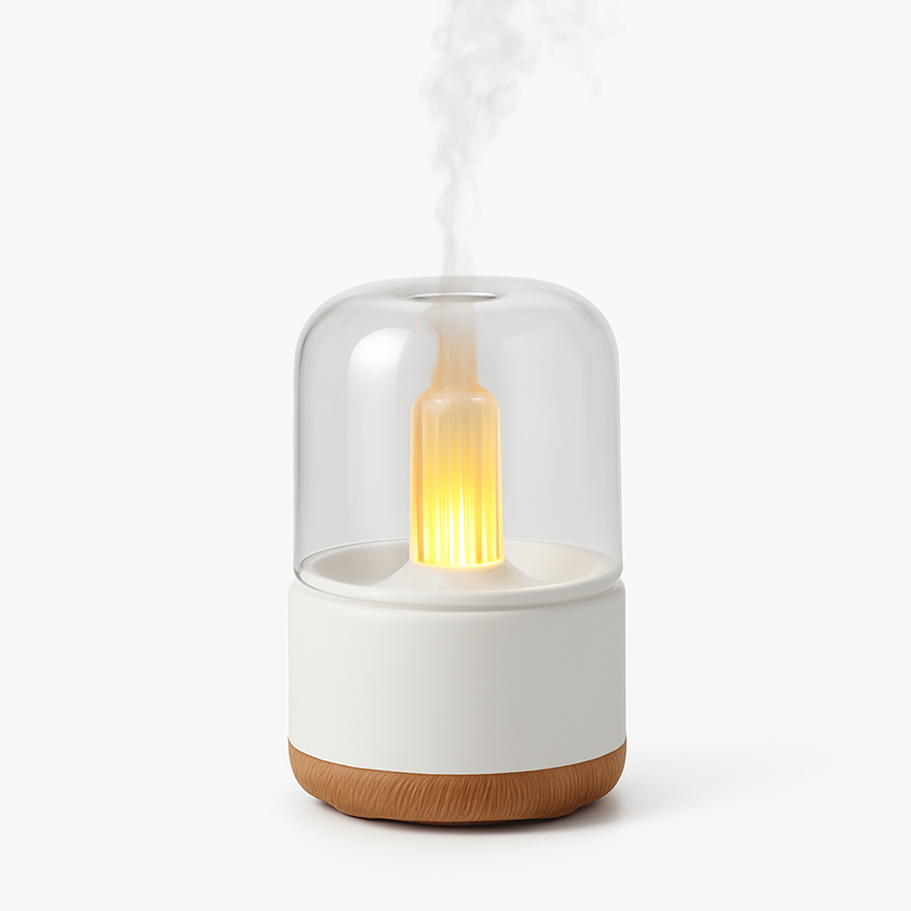 Diffuseur flamme LED aromatherapie
